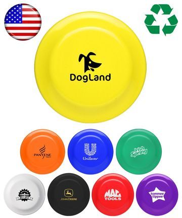 USA Made - Frisbee - 9 inch Round Flying Disc - Solid Colors